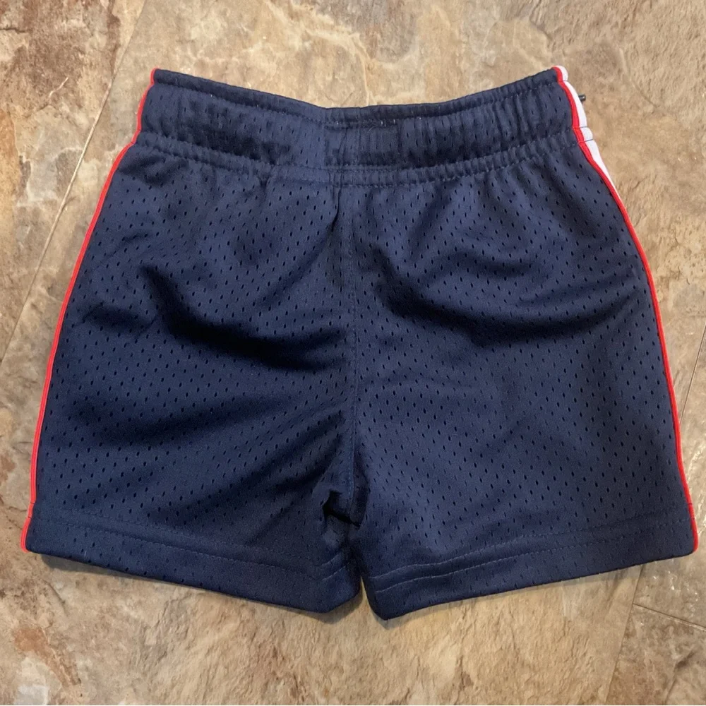OshKosh B'gosh Kids Navy Shorts with Red Stripes